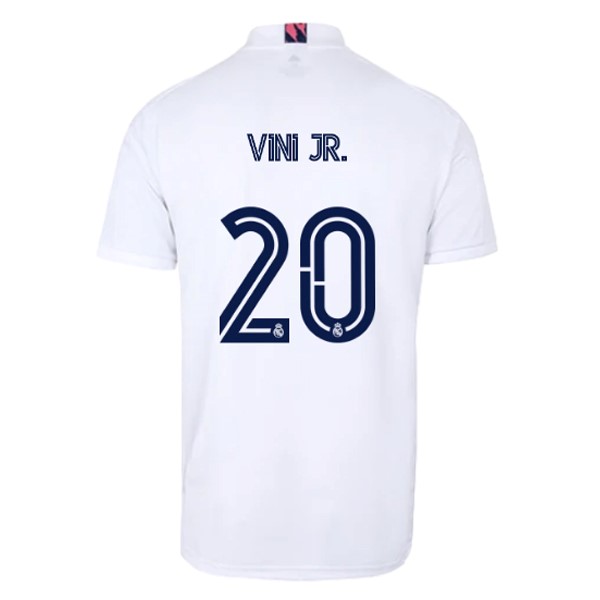Maillot Football Real Madrid Domicile NO.20 Vini Jr. 2020-21 Blanc